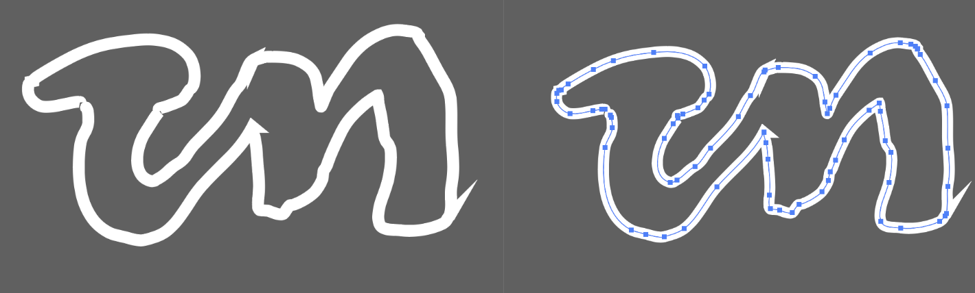 Path Simplify 이전 Path