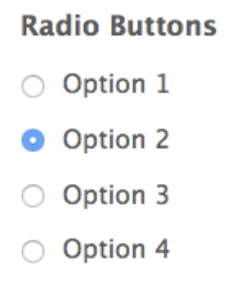 Radio Buttons. Source: Formidable Forms