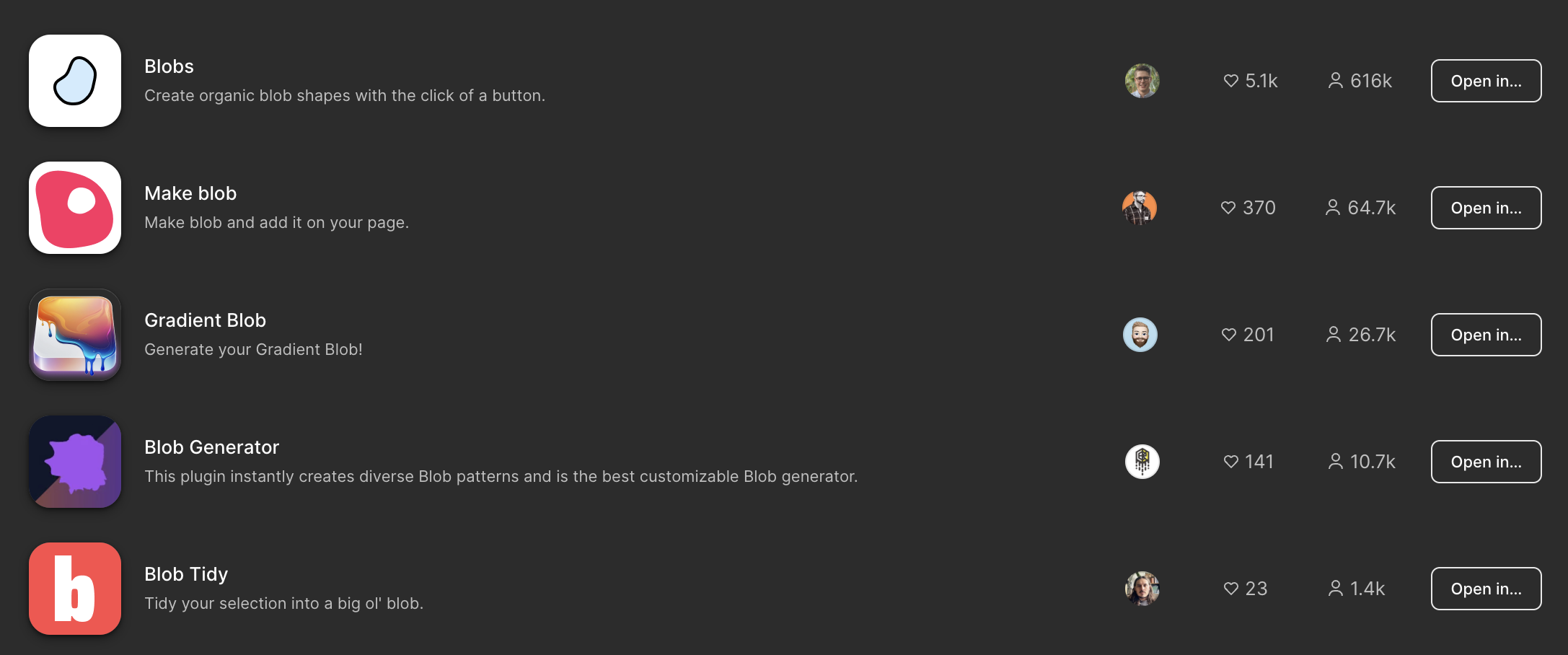 여러 피그마 플러그인이 있지만 'Make blob'을 추천합니다.